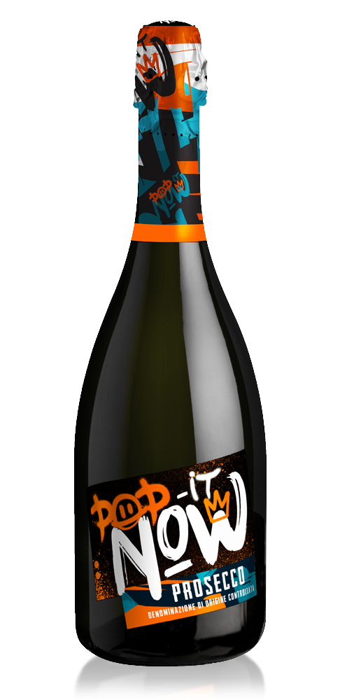 Prosecco Pop it Now bottle