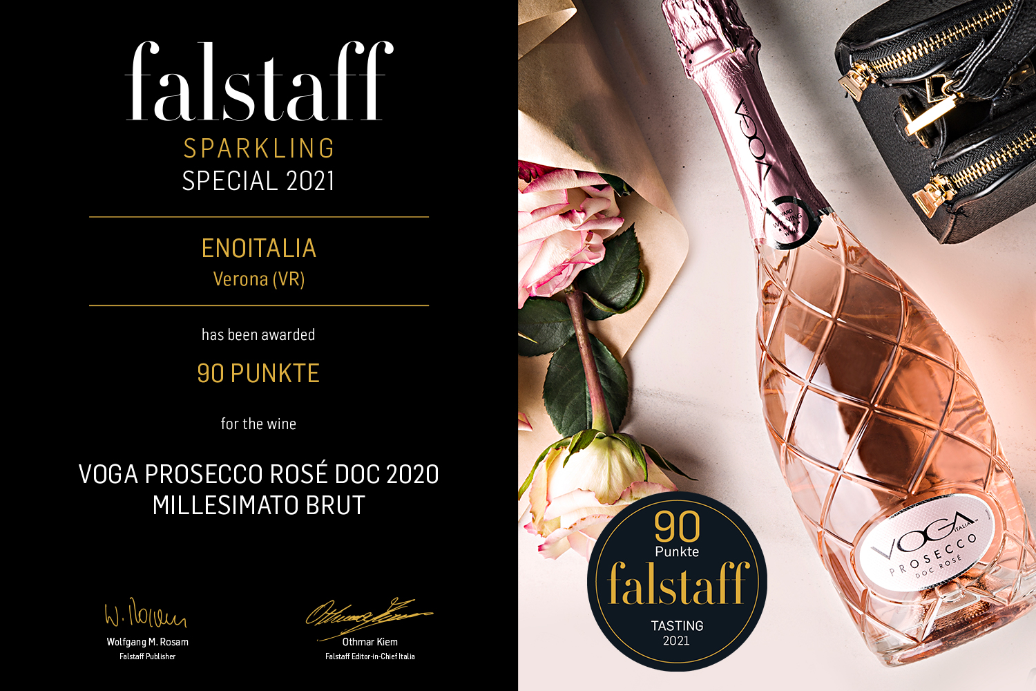 falstaff sparkling special 2021 Voga Prosecco Rosé
